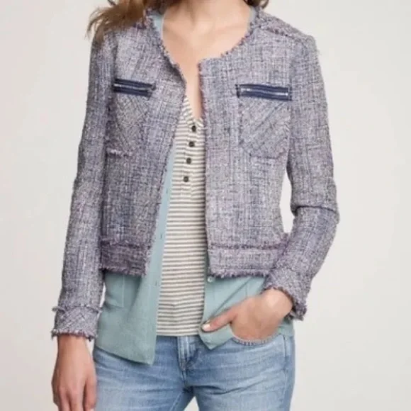 EUC J Crew Realta Tweed Jacket - Picture 2 of 12